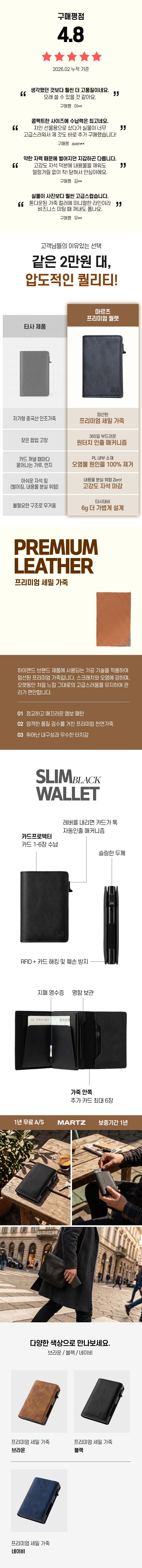 비즈니스 미니월렛 [MARTZ] 상세정보